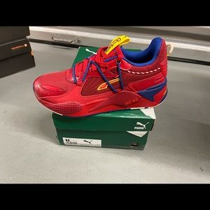 Puma for men size 10.5 color red